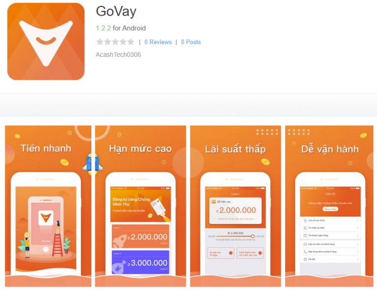 Govay – Vay tiền thật dễ, nhận giải ngân ngay tức thì với hạn mức đến 10 triệu đồng